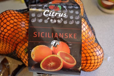 Sicilianske blodappelsiner