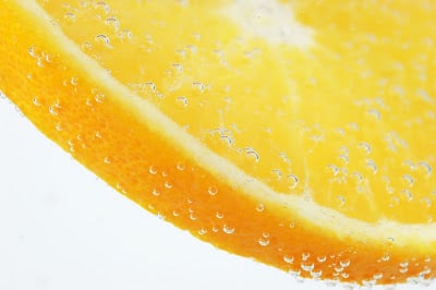 Udsnit af citronskive