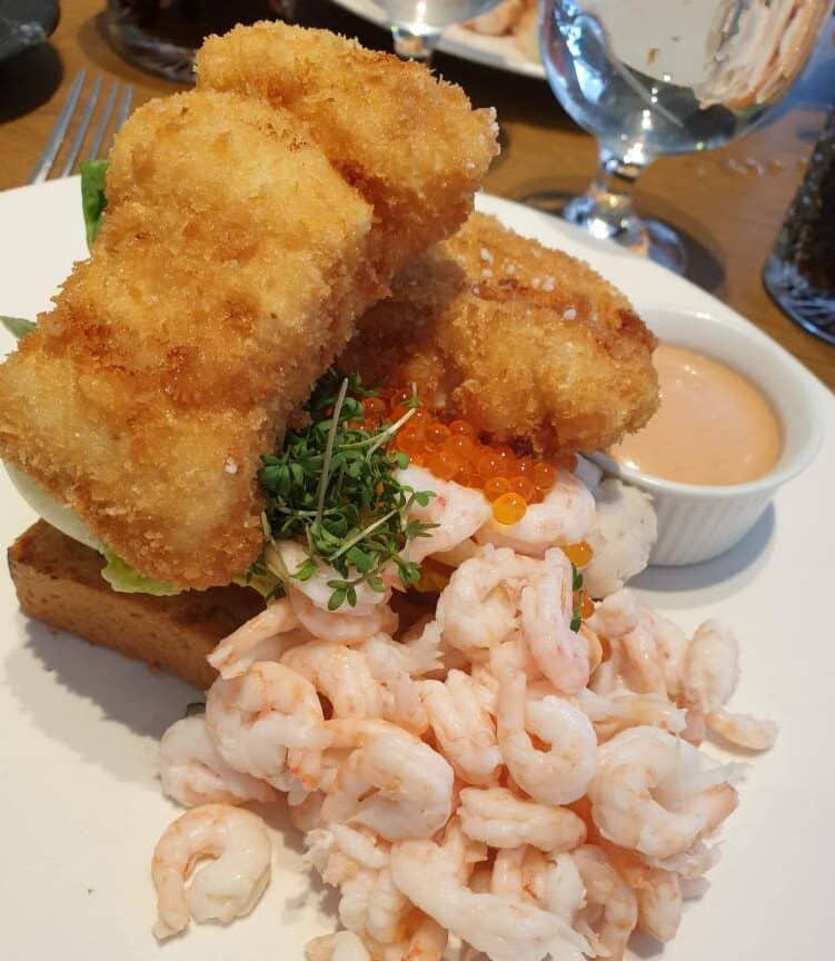 Stjerneskud på restaurant Seafood i Marselisborg Havn